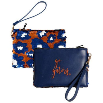 Tundra-Desden Handbags and Clutches Florida Sequined Reversible Wristlet Gators, FSU or Razorbacks*